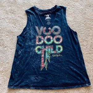 Jimi Hendrix VooDoo Child Acid Wash Tank